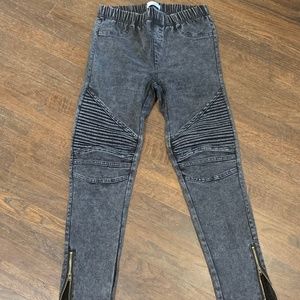 motto, acid washed, jeggings